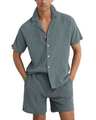 Reiss Knox Textured Raglan Shirt