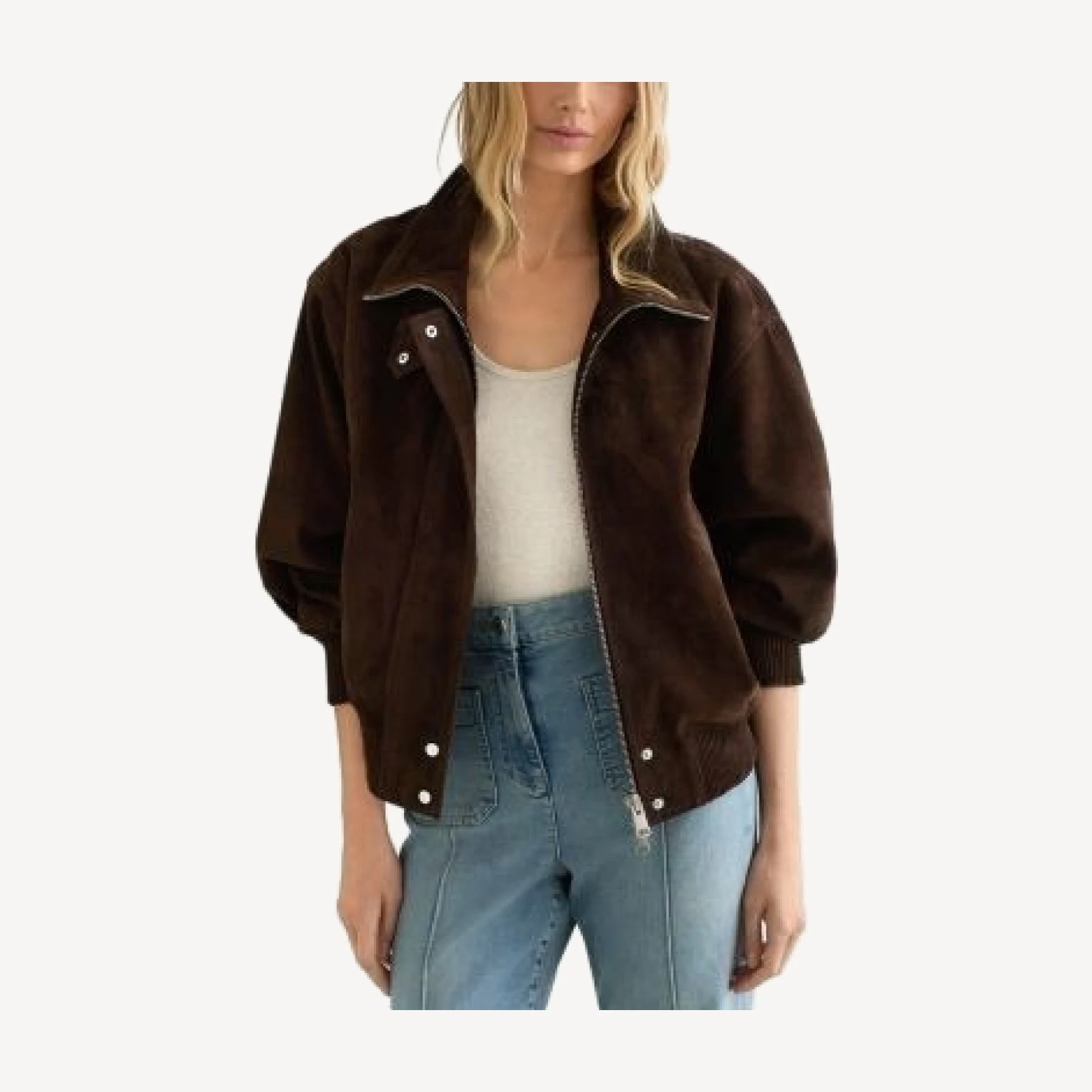 Reiss Cara Suede Jacket