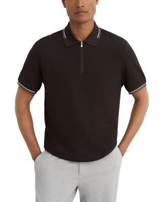 Reiss Vale Half Zip Polo