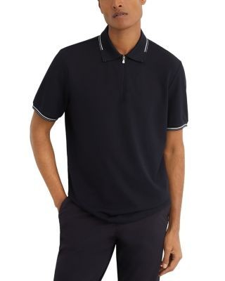 Reiss Vale Half Zip Polo