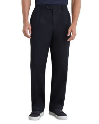 Reiss Look Cotton Pleated Pants