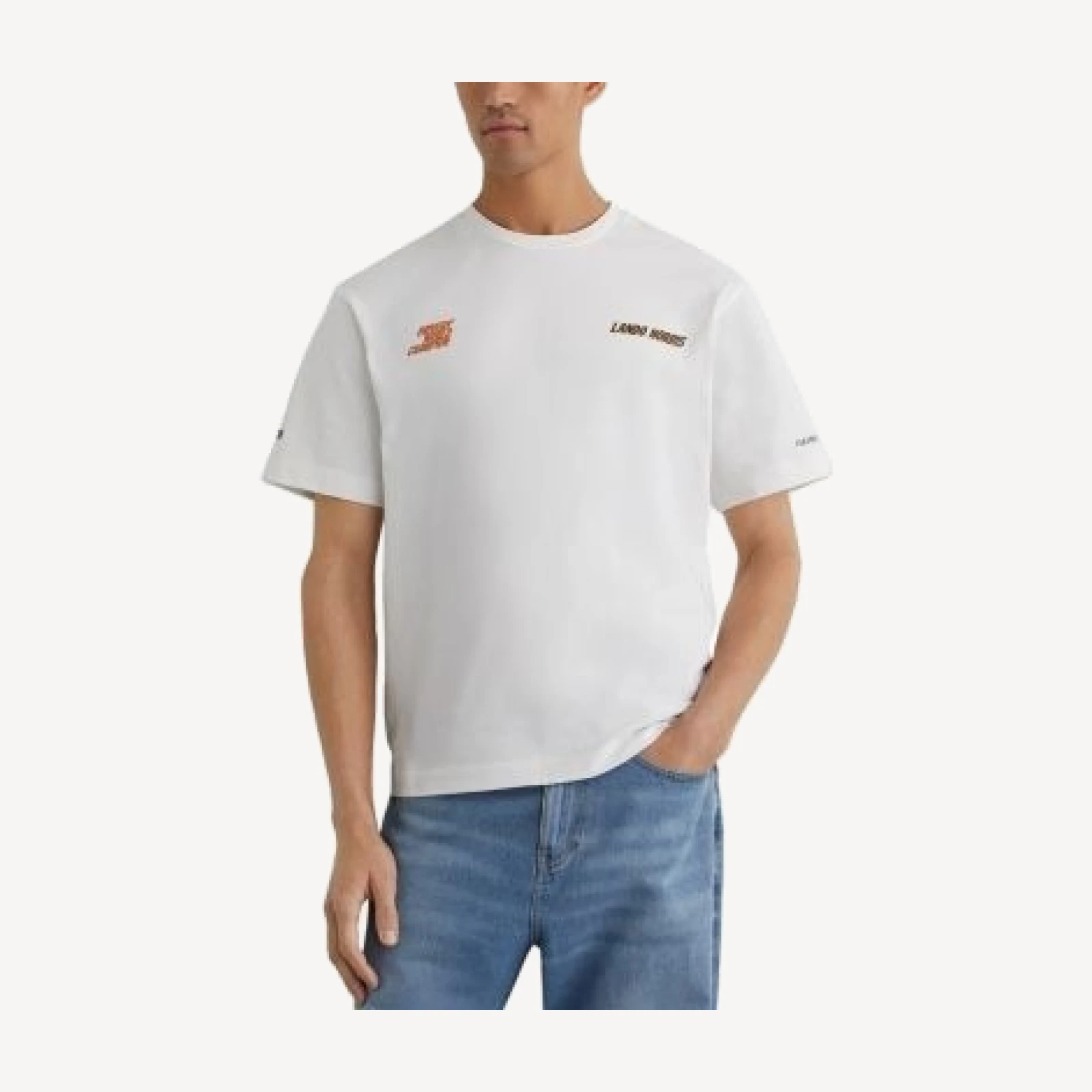 Reiss x McLaren Racing Collection Winner Lando Norris Cotton T-Shirt