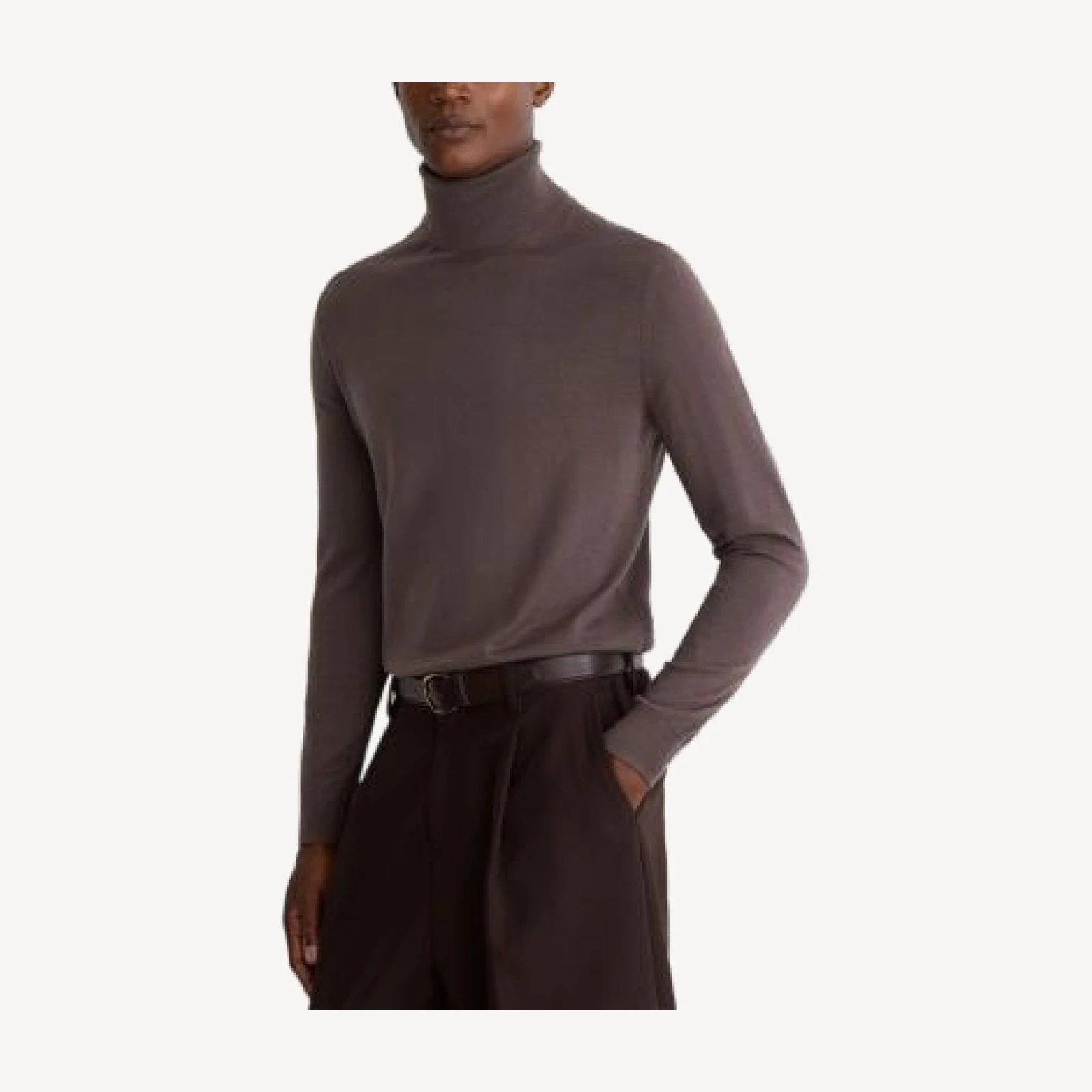 Reiss Caine Merino Wool Roll Neck Sweater