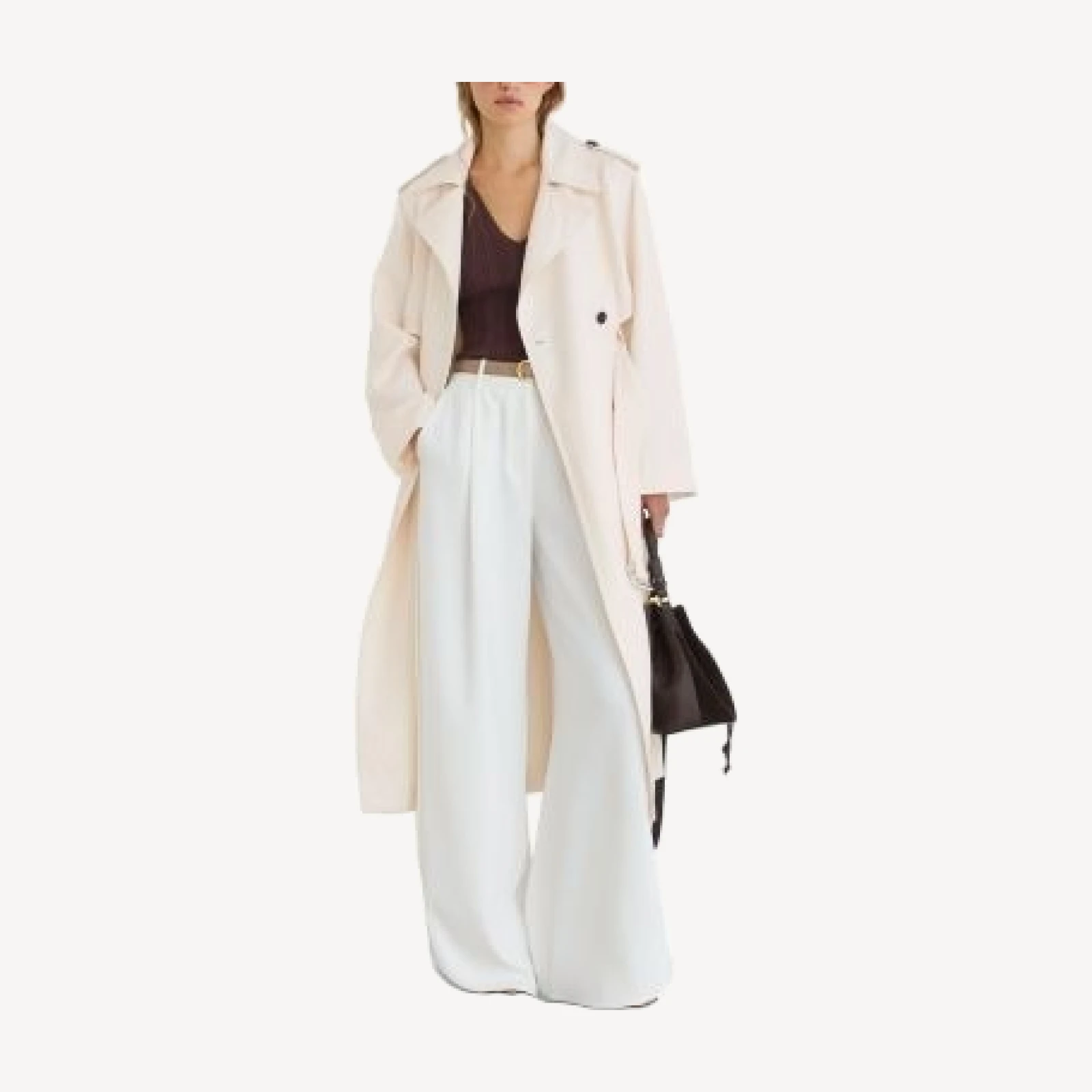 Reiss Charli Double Breasted Trench Coat