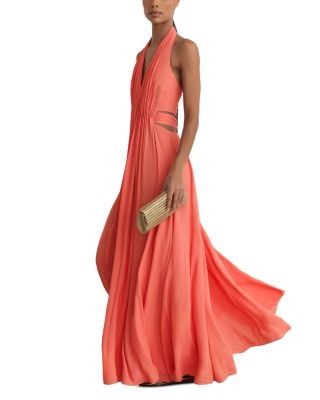 Reiss Cara Pleated Maxi Dress