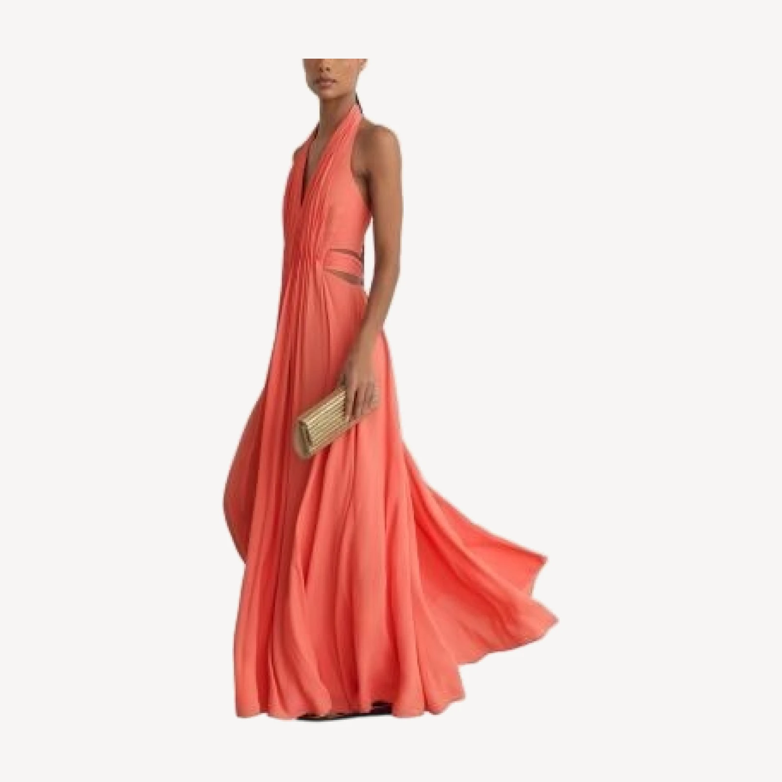 Reiss Cara Pleated Maxi Dress