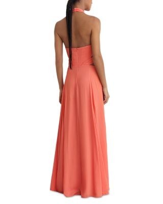 Reiss Cara Pleated Maxi Dress