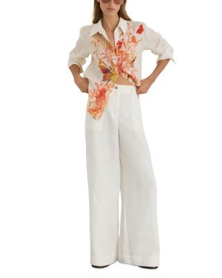 Reiss x Nybg SS26 Cilia Button Front Shirt