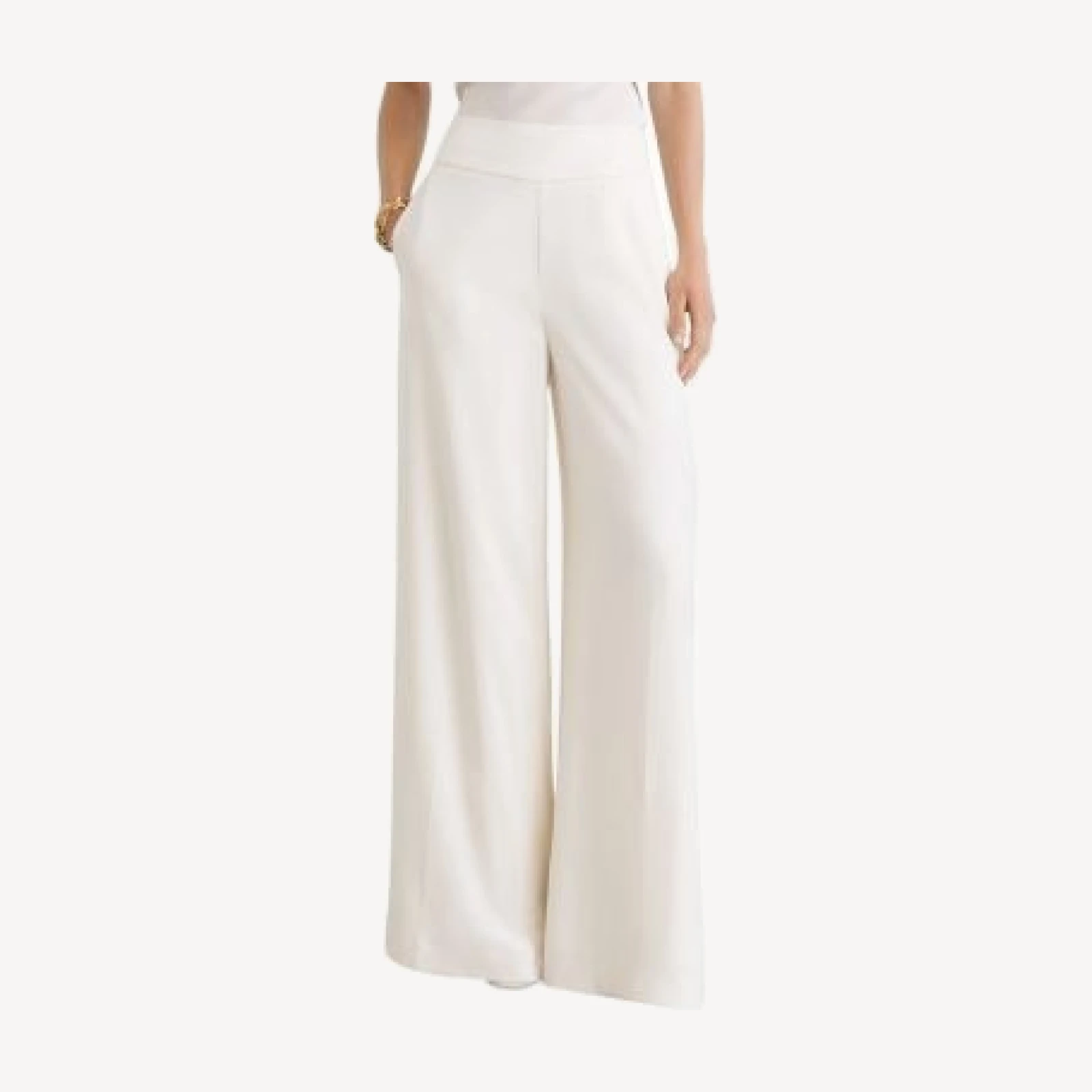 Reiss Clover Wide Leg Side Zip Pants