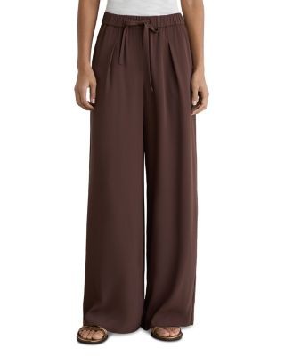 Reiss Aimee Wide Leg Drawstring Pants