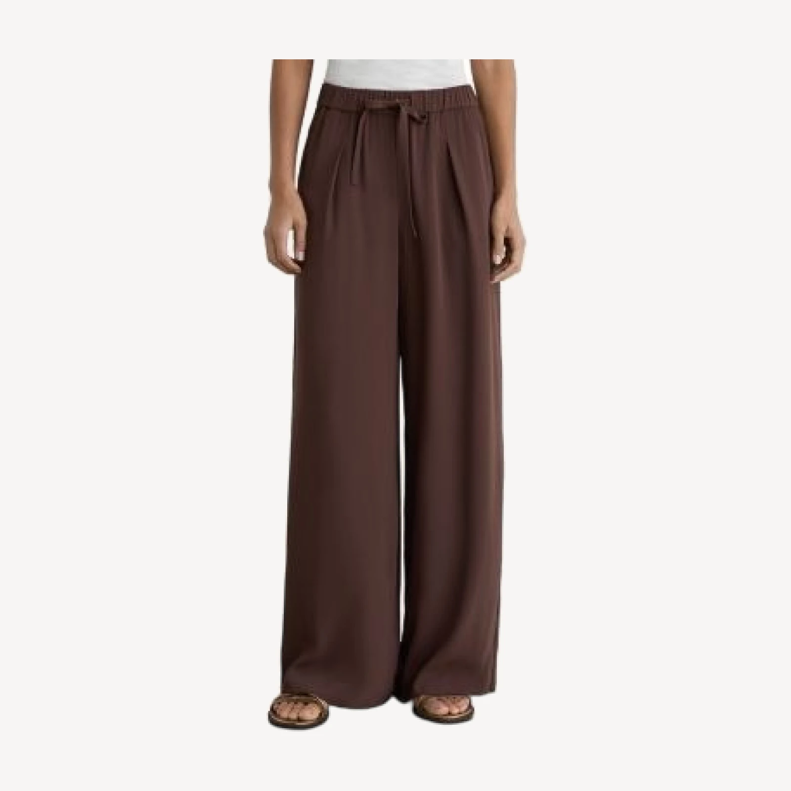 Reiss Aimee Wide Leg Drawstring Pants
