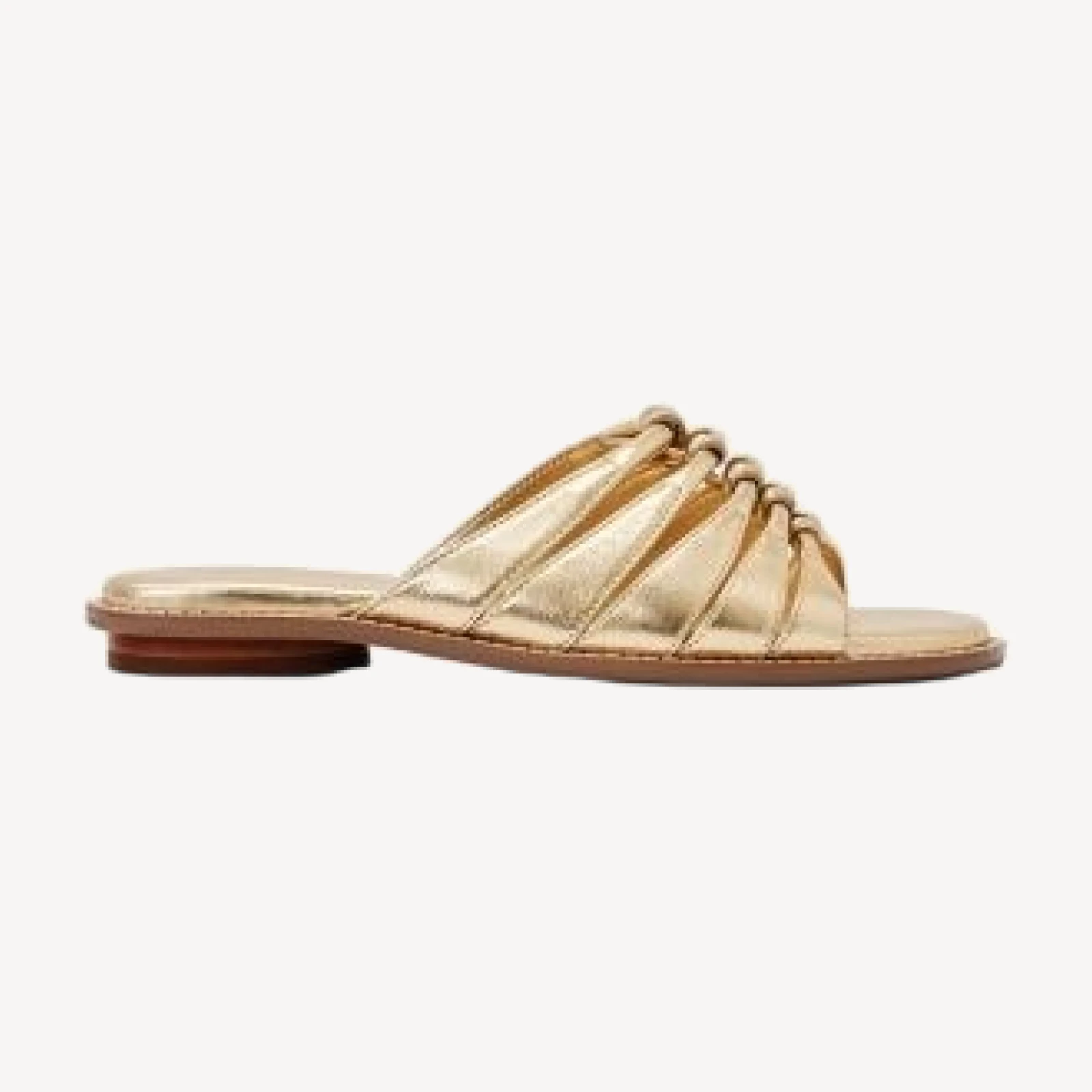 Reiss Women's Agnes Metallic Leather Sandals