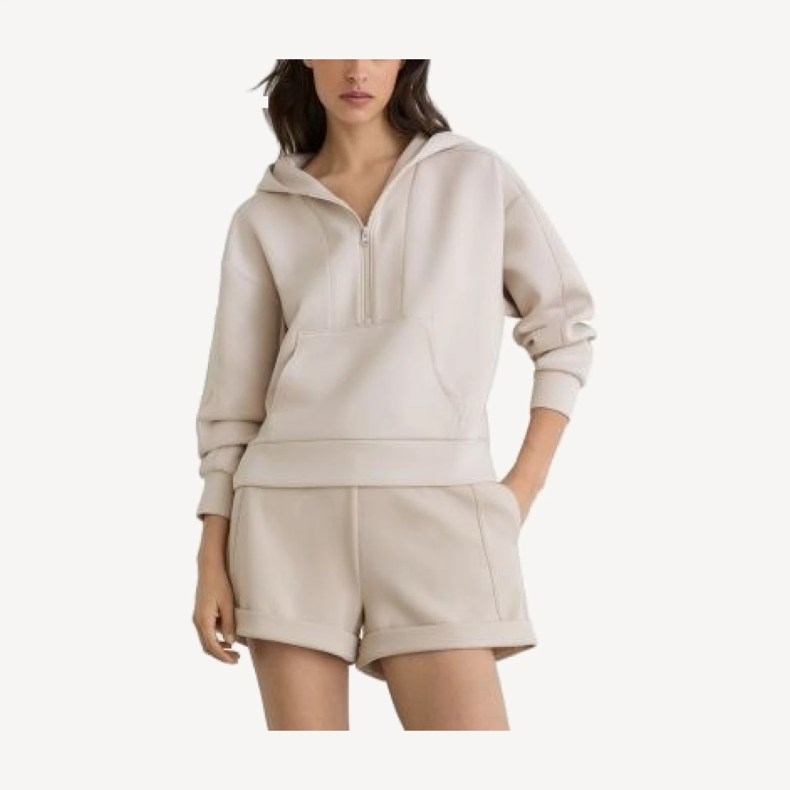 Reiss Lockie Half Zip Hoodie