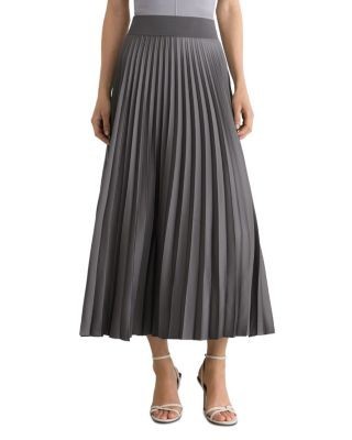 Reiss Seren Pleated Midi Skirt