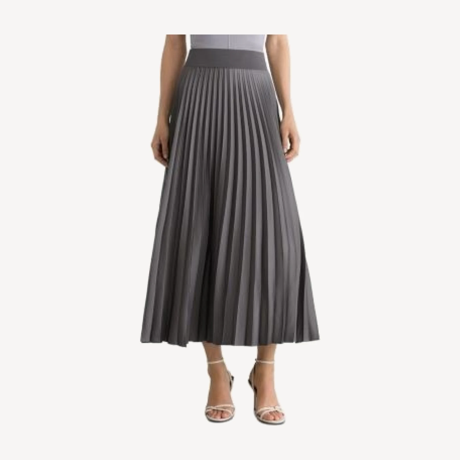 Reiss Seren Pleated Midi Skirt