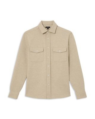 Reiss McShane Button Front Overshirt