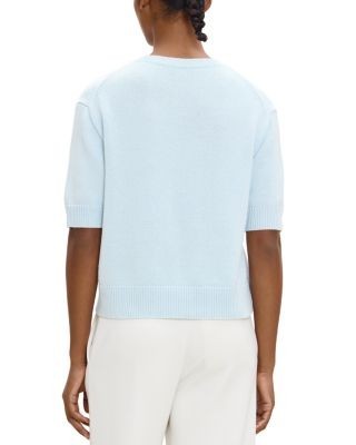 Theory Crop V Cashmere Tee