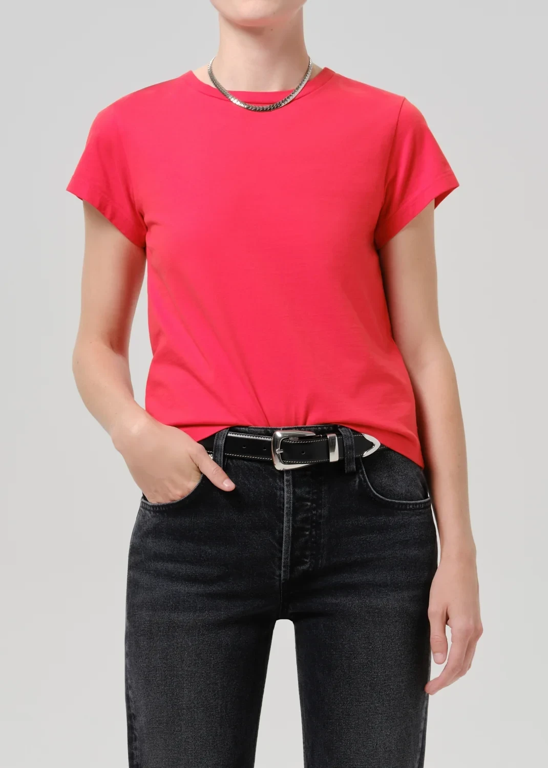 Kai Baby Tee in Amaranth