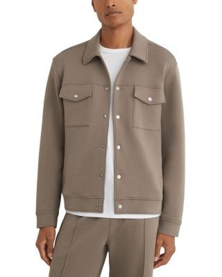 Reiss Thom Twin Pocket Interlock Overshirt