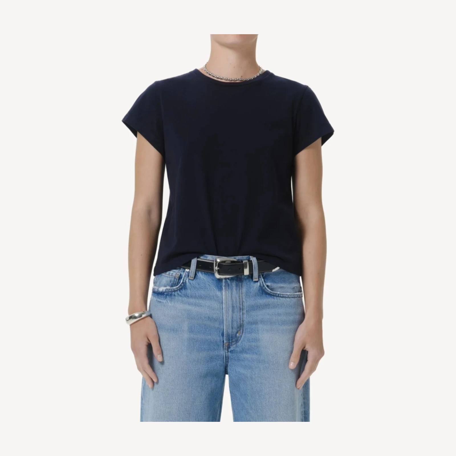 Kai Baby Tee in Navy
