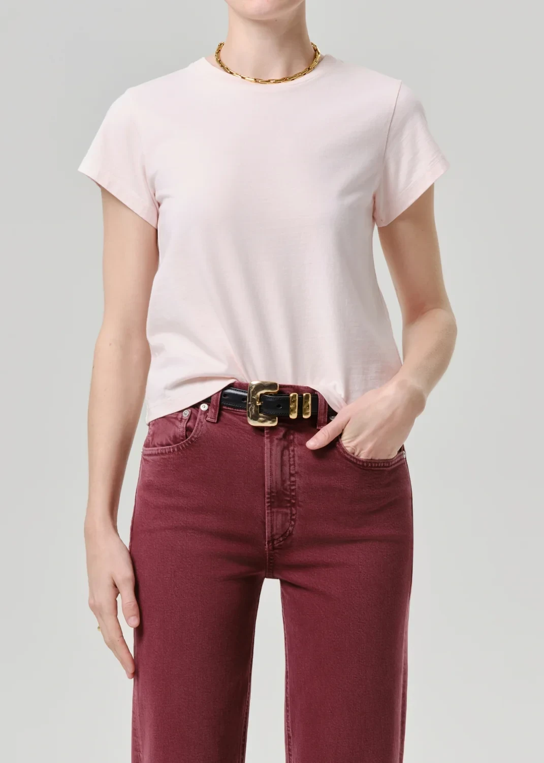 Kai Baby Tee in Pink Peppercorn