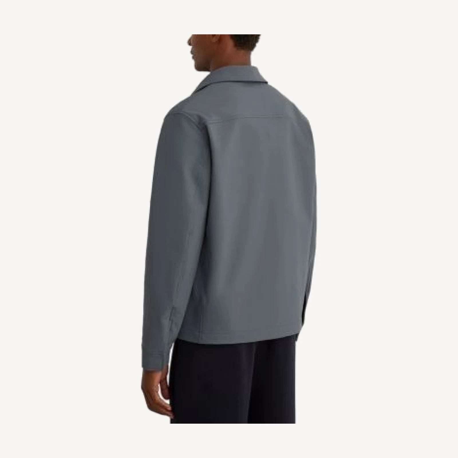 Reiss Divide Zip Through Twin Pocket Overshirt