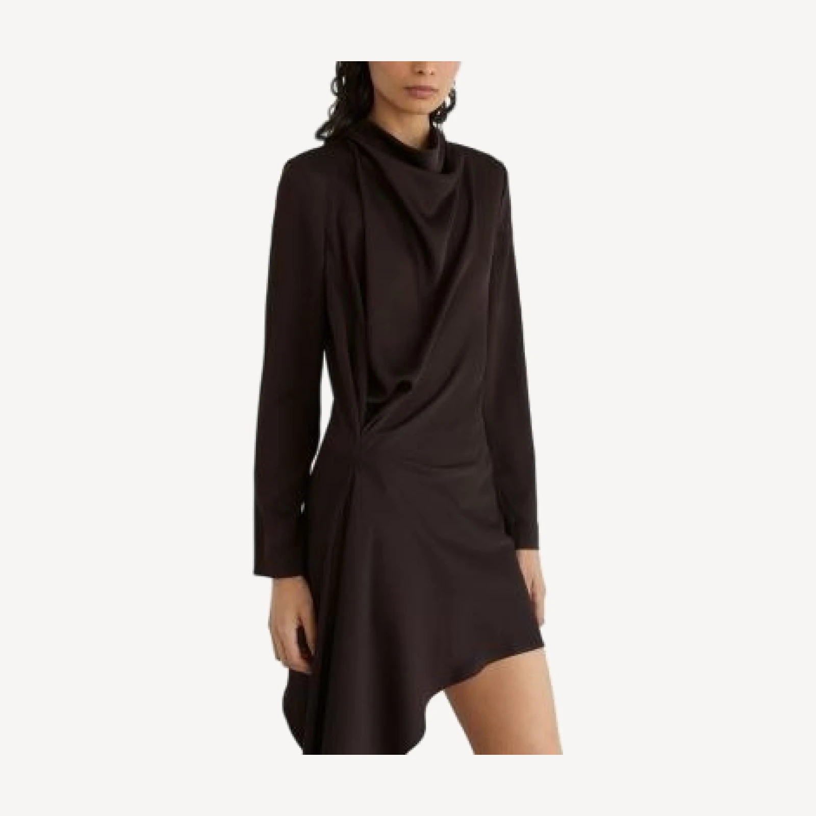 Reiss Bethany Draped Asymmetrical Dress