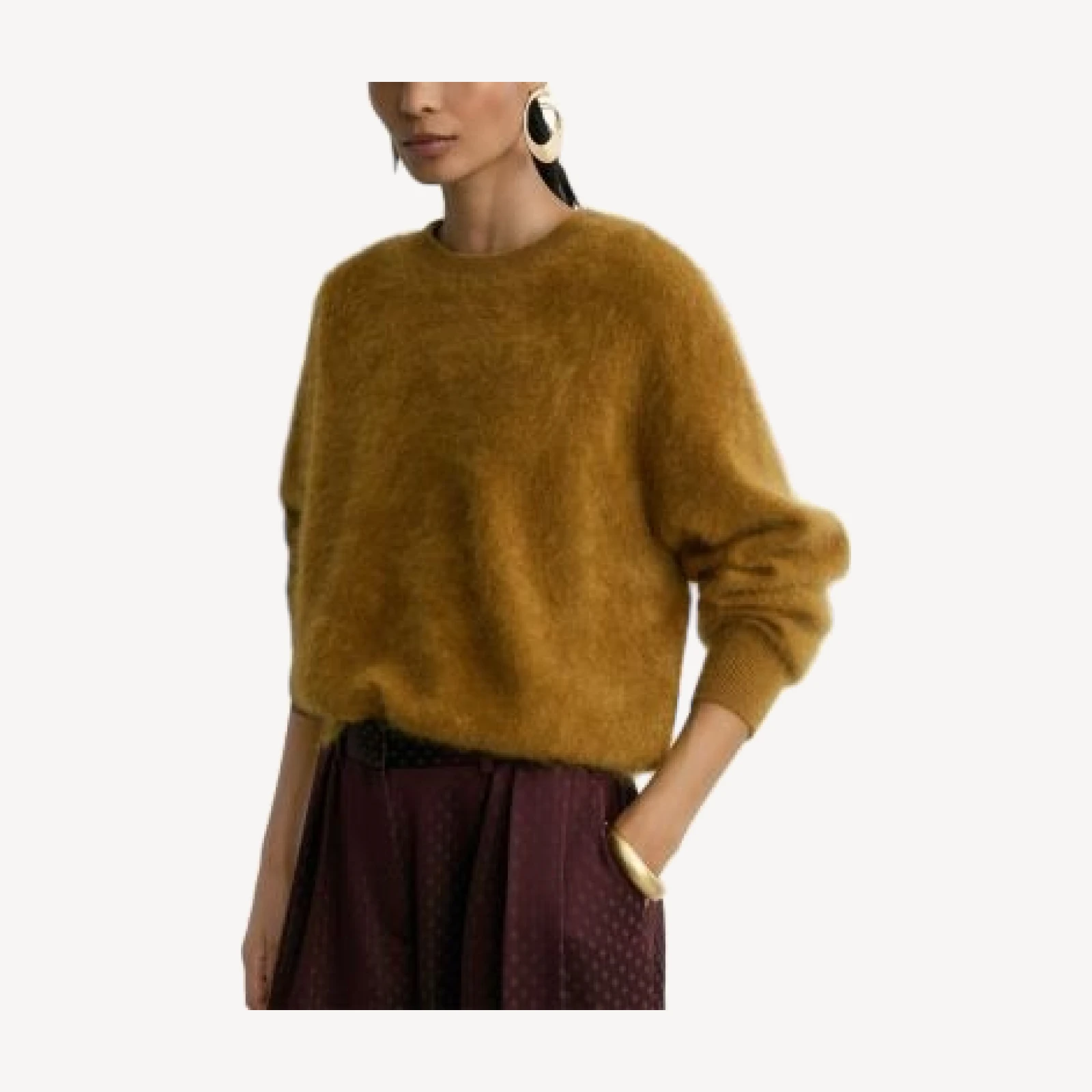 Reiss Alina Brushed Cashmere Sweater