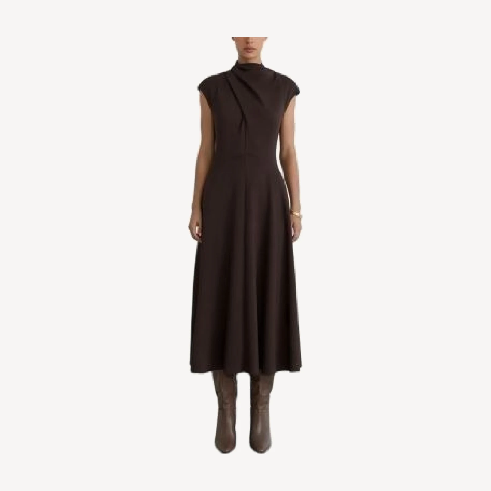 Reiss Alma High Neck Midi Dress