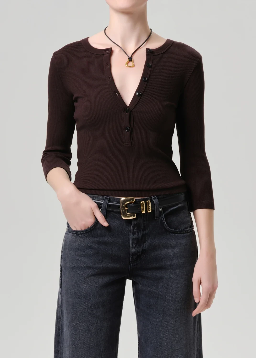 Boy Henley in Chocolate