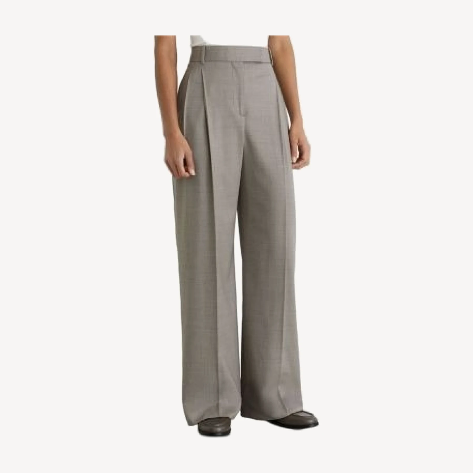 Reiss Petite Darcy Wool Blend Wide Leg Pants