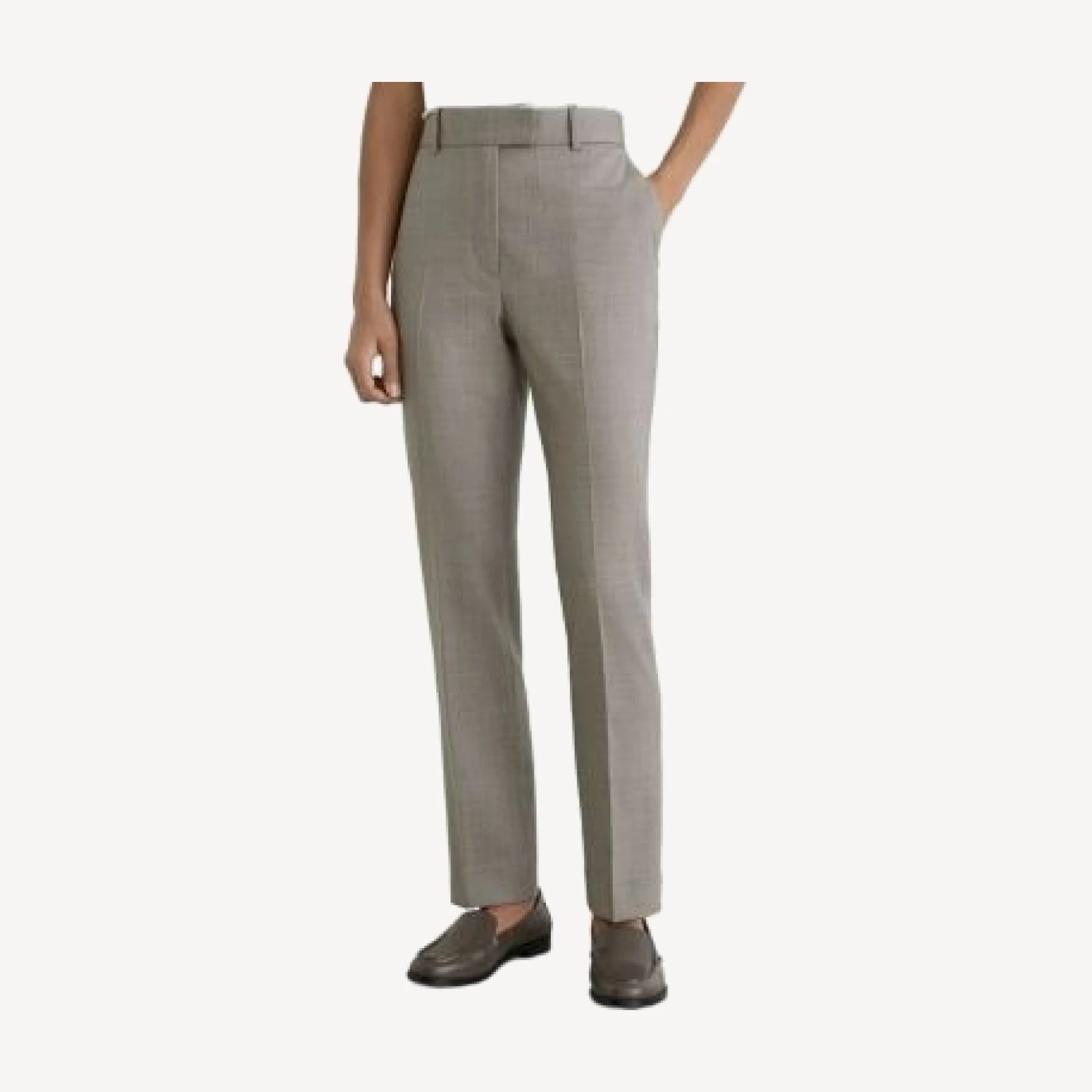 Reiss Darcy Wool Blend Slim Leg Trousers