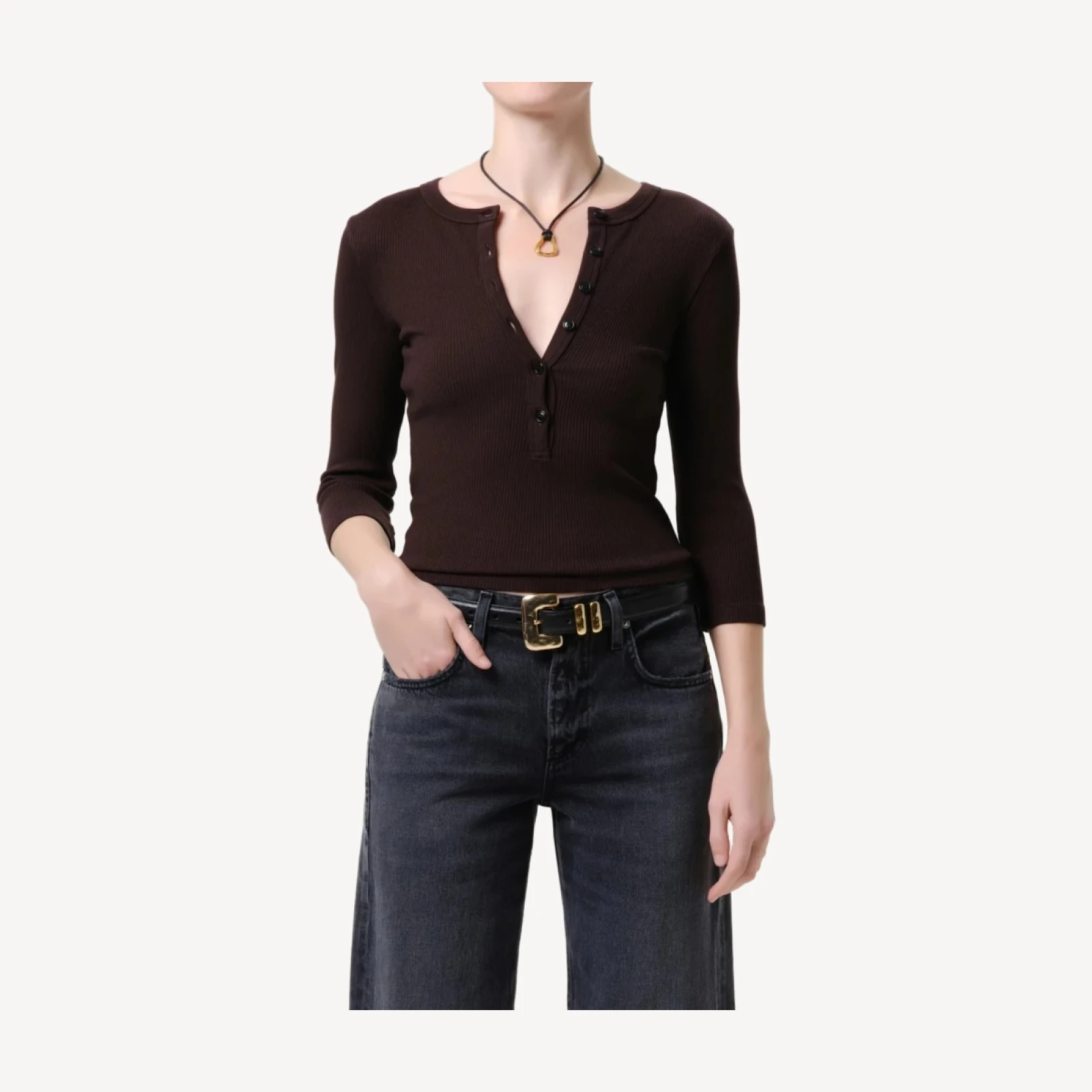 Boy Henley in Chocolate
