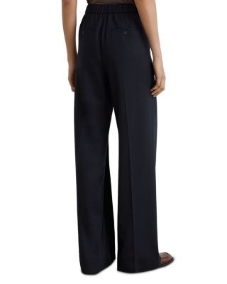 Reiss Petite Solene Wool Blend Wide Leg Pants