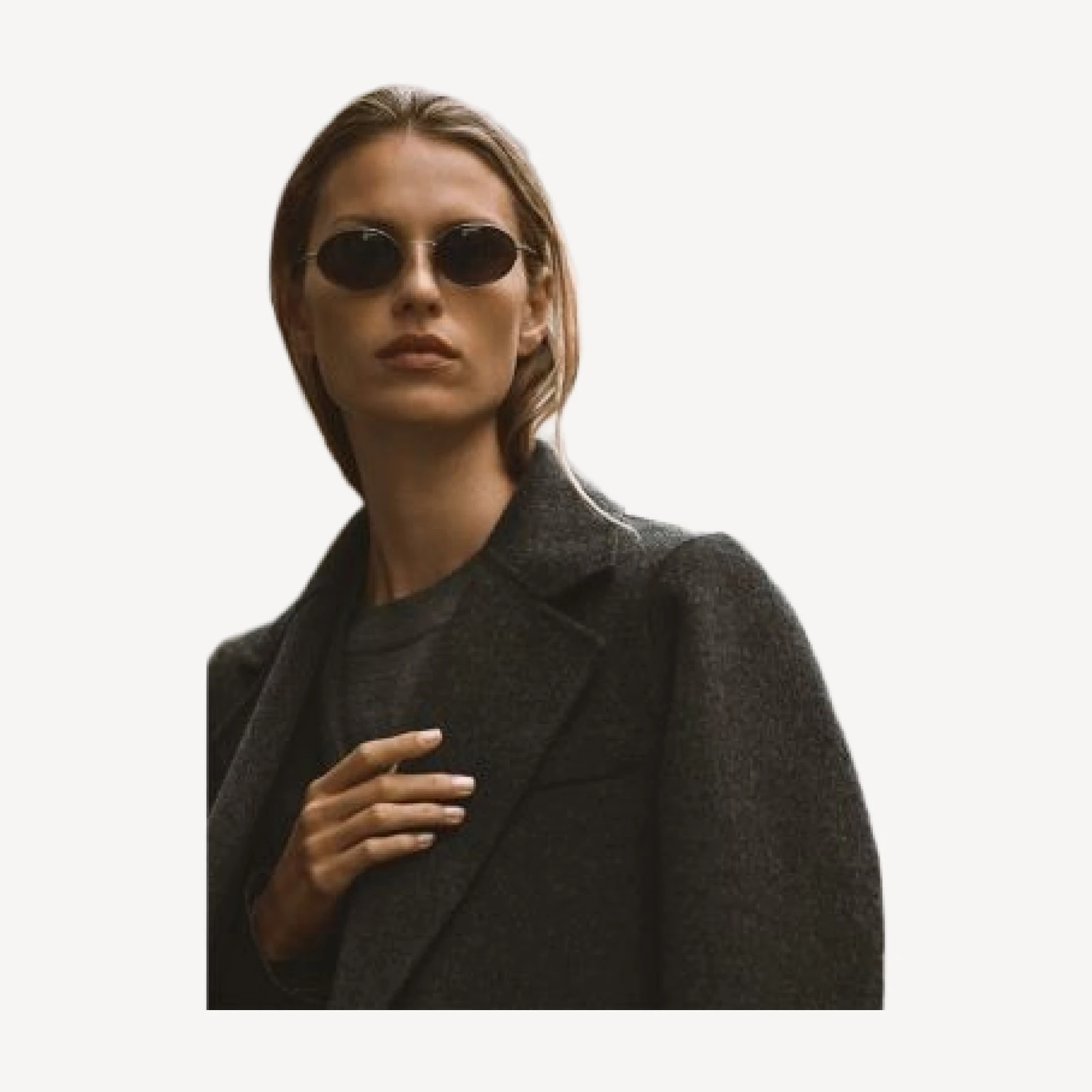 Reiss Marlowe Wool Blend Belted Coat