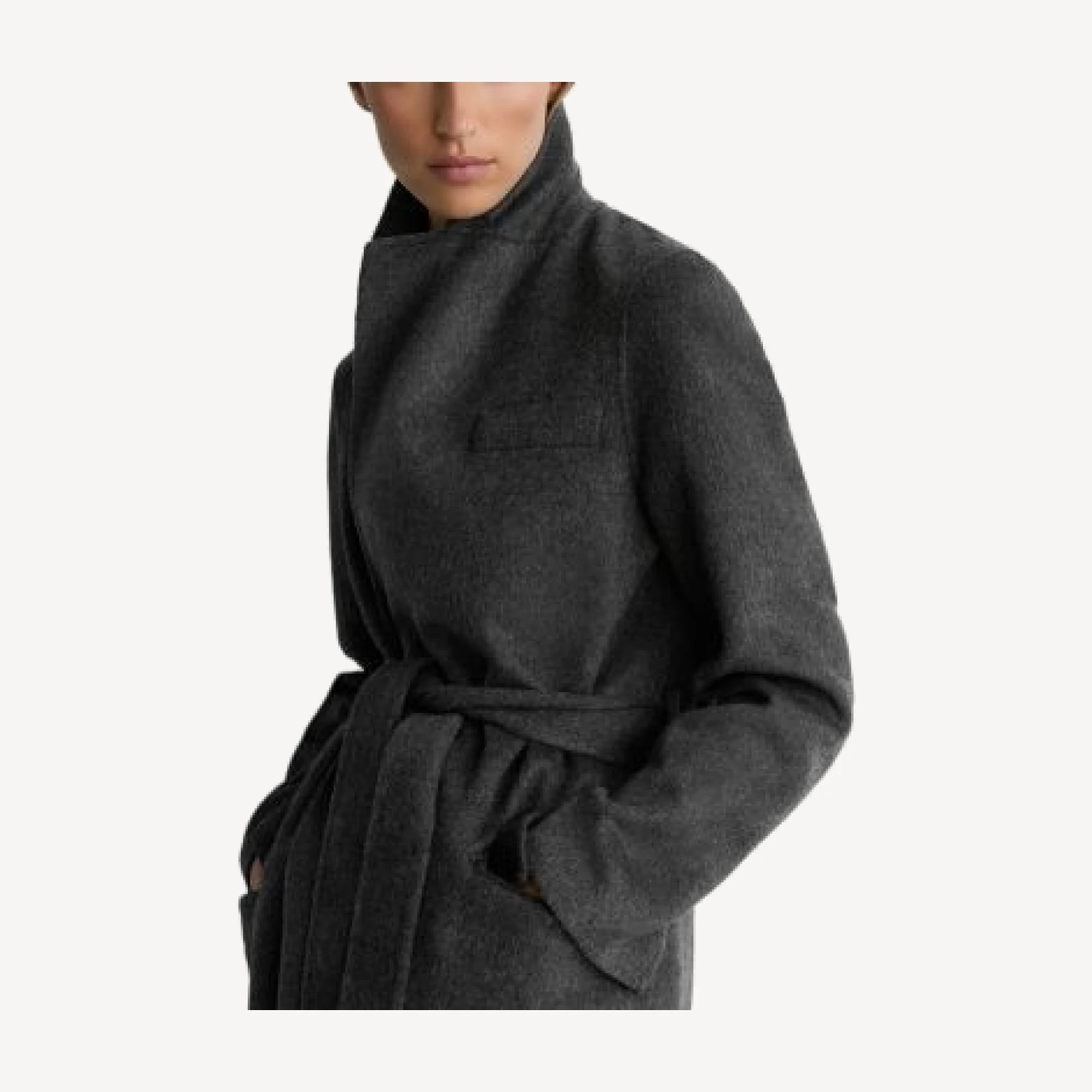 Reiss Petite Marlowe Wool Blend Blind Seam Coat