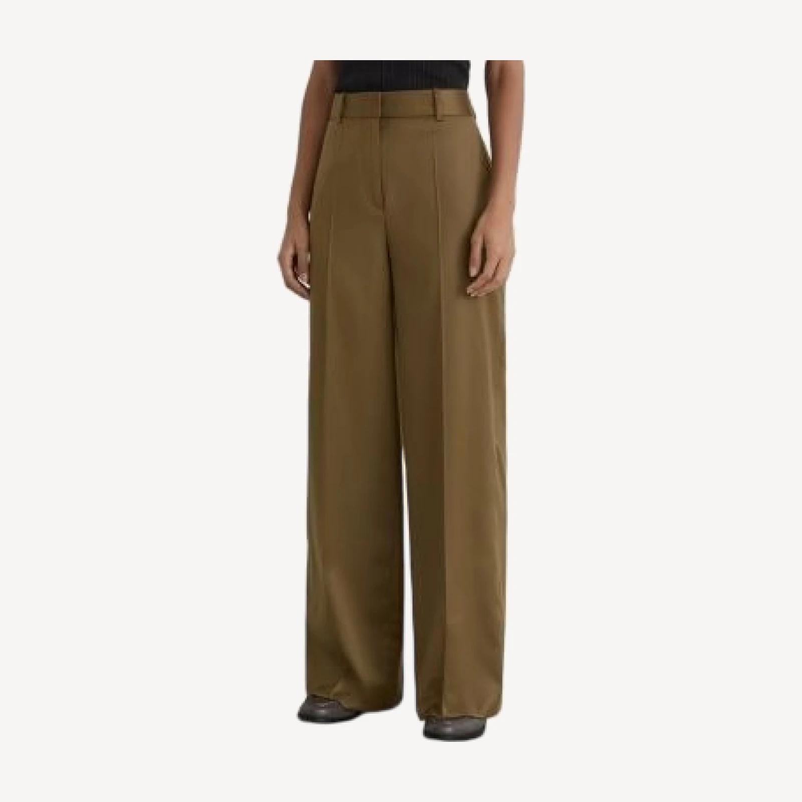 Reiss Adie Wool Stretch Wide Leg Pants