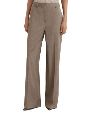 Reiss Petite Adie Wool Blend Wide Leg Pants