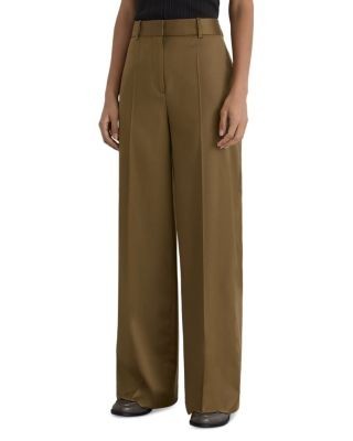 Reiss Petite Adie Wool Blend Wide Leg Pants