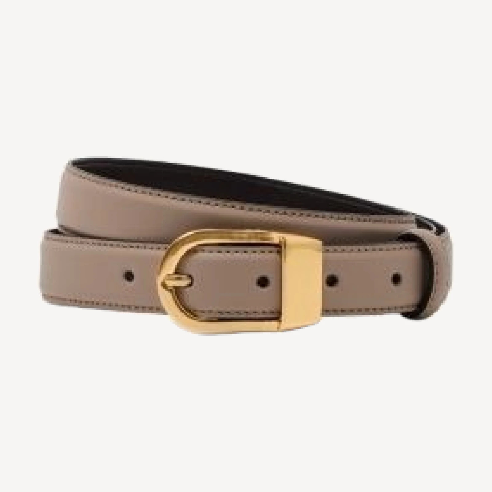 Reiss Hazel Women's Taupe Leather Belt