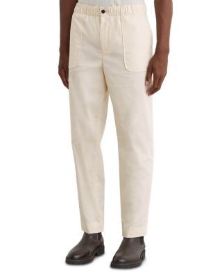 Reiss Snap Cotton Blend Tapered Pants