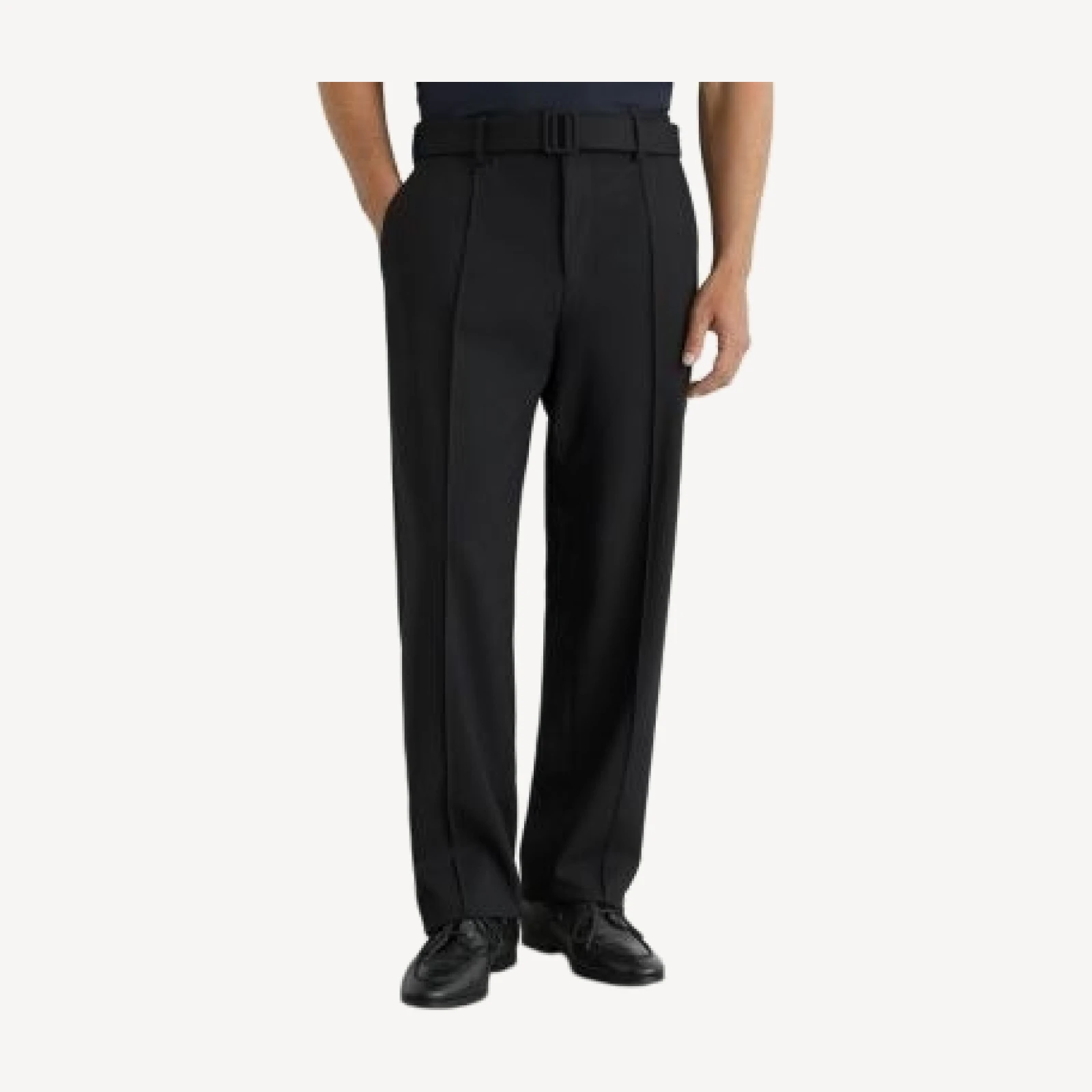 Reiss Peshi Sliding Buckle Belt Trousers