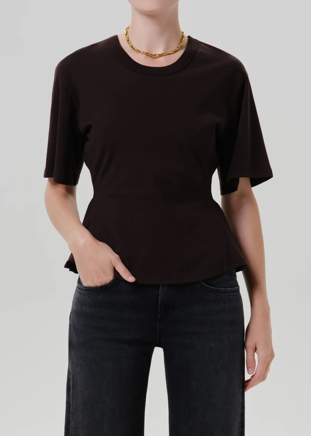 Rework Men's Tee in Chocolate