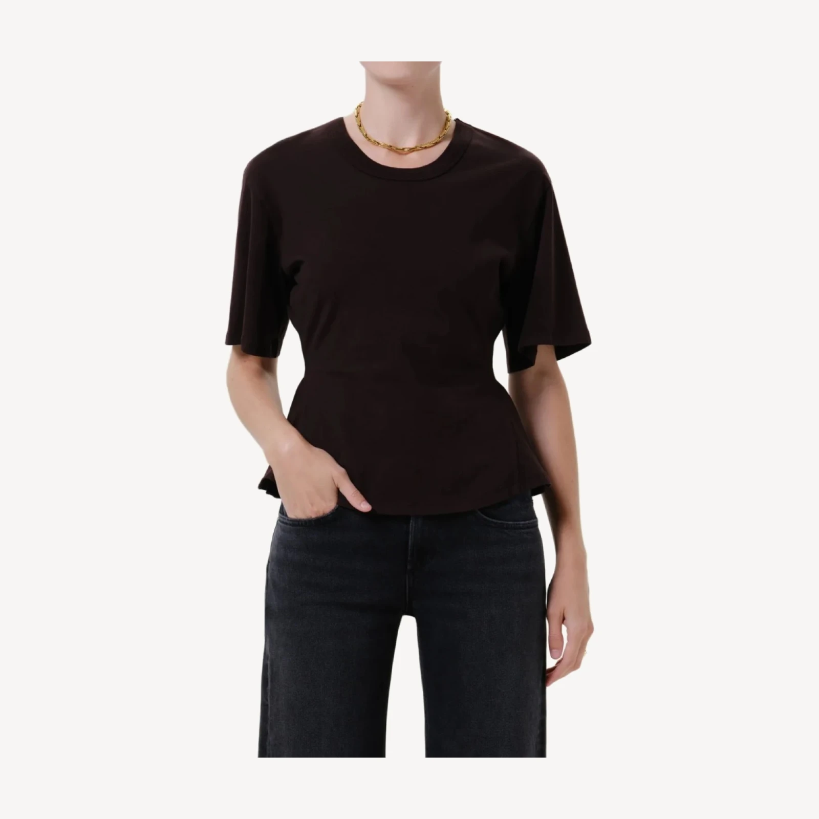 Rework Men's Tee in Chocolate