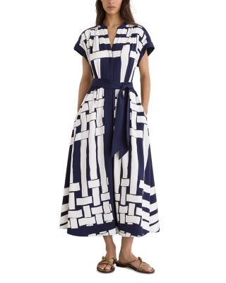 Reiss Samira Scarf Print Dress