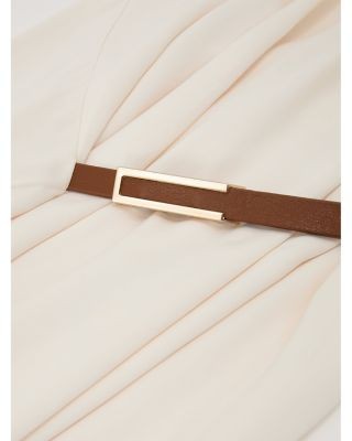 Reiss Evie Draped Asymmetric Dress