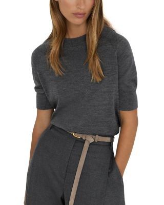 Reiss Suzzie Wool Mock Neck Tee