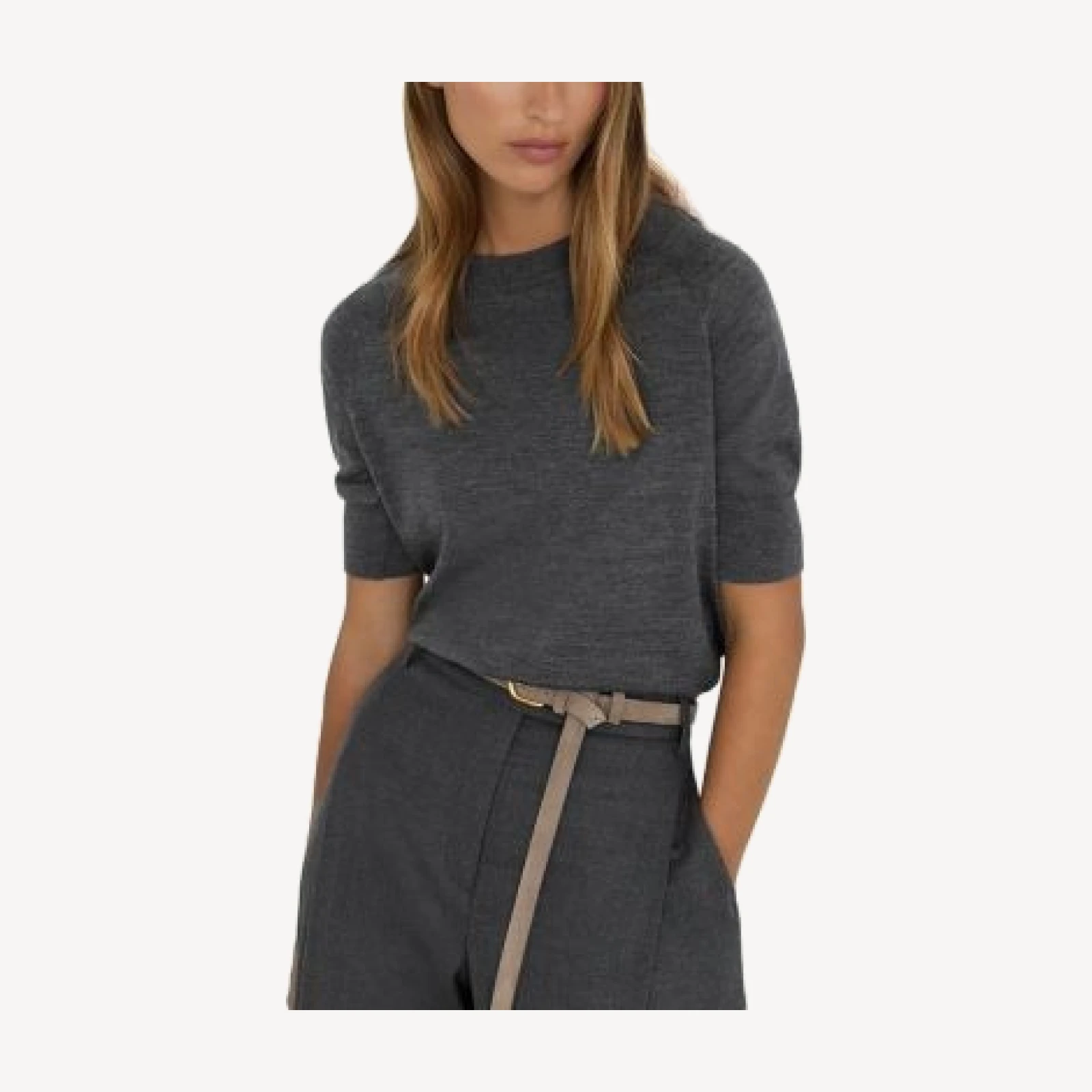Reiss Suzzie Wool Mock Neck Tee