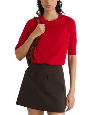 Reiss Suzzie Wool Mock Neck Tee
