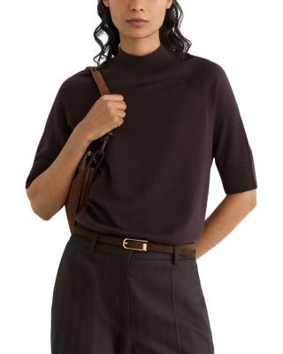 Reiss Sienna Wool Funnel Neck Top
